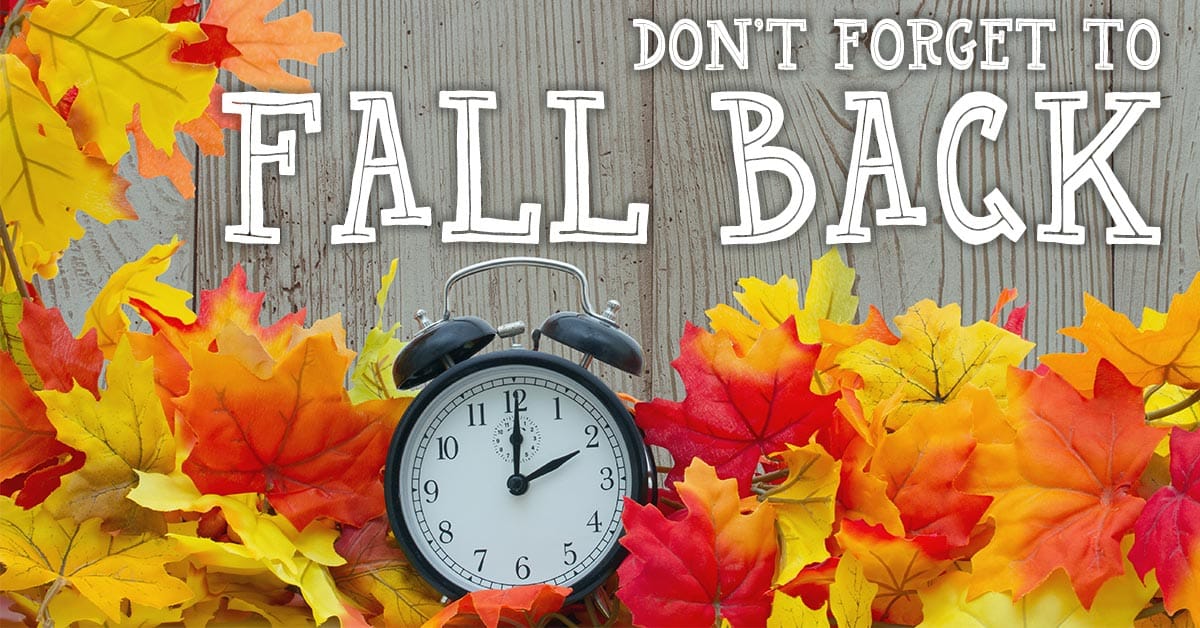 Three Tips to "Fall Back" into Fall Tribal Members Only